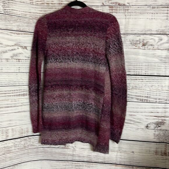 Natural Reflections Sweater Womens petite Small open Cardigan knit cozy winter - Picture 7 of 7